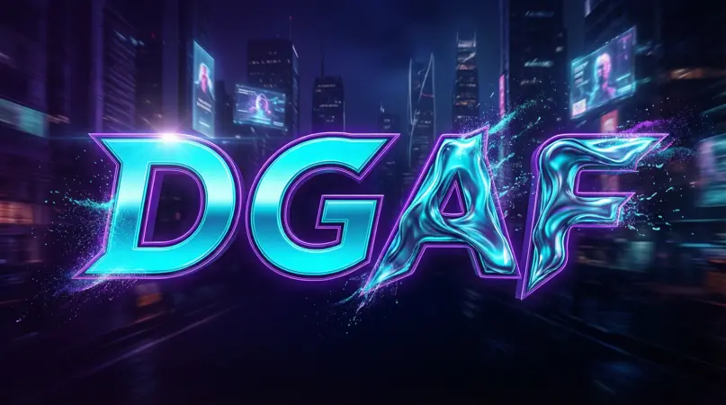 DGAF Meaning in Text