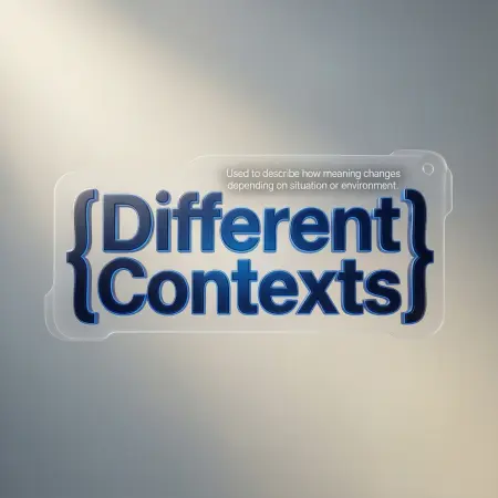 different contexts