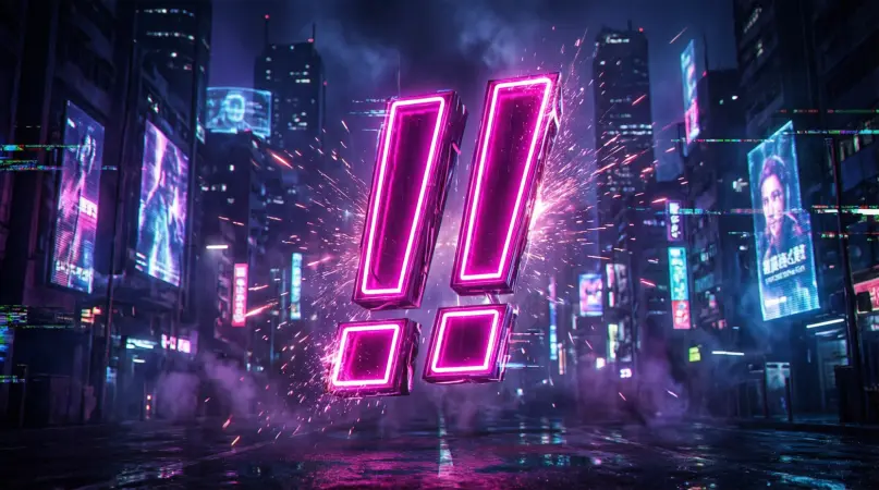 Double Exclamation Mark Meaning in Text