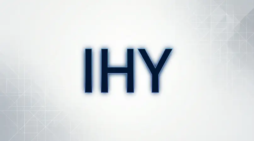 ihy meaning in text