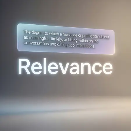Relevance in Online Conversations & Dating Apps