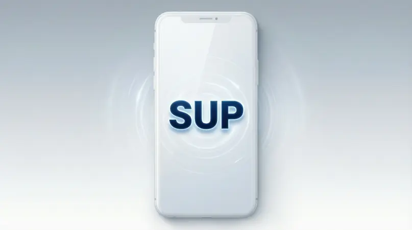 sup meaning in text