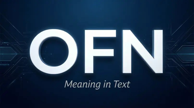 OFN Meaning in Text