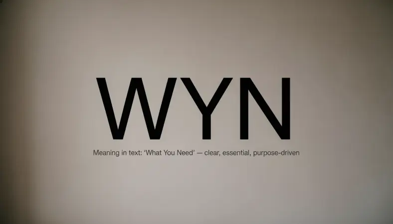 wyn meaning in text