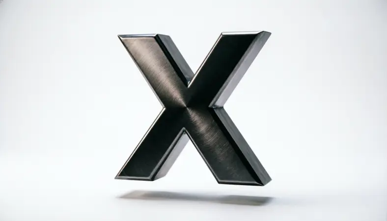 x meaning in text